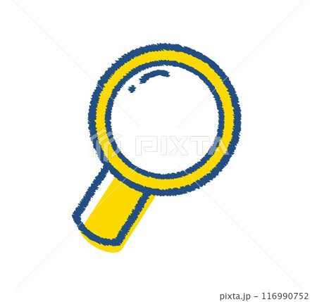 虫眼鏡のイラスト ビジネスイラストの素材 虫眼鏡のイラスト ビジネスイラストの素材 116990752