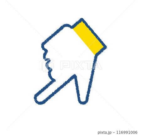 指差しマーク ビジネスイラストの素材 116991006