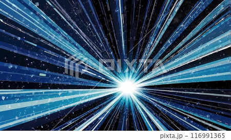 futuristic stripes lines with a blue light background 116991365