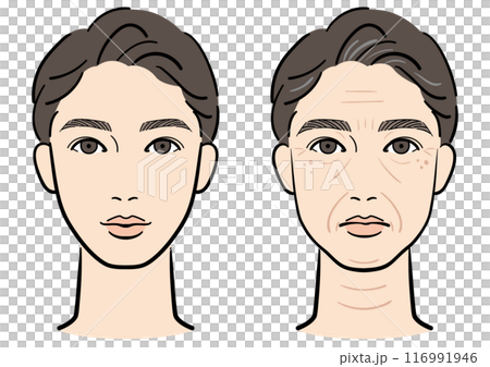 Younger and older men 116991946