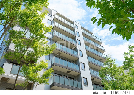 マンション・アパートの外観イメージ「AI生成画像」 マンション・アパートの外観イメージ「AI生成画像」 116992471