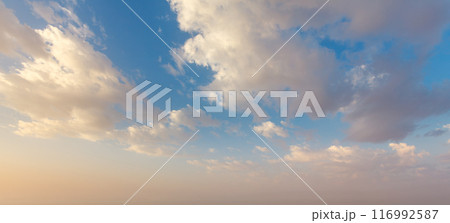 Sunset sky background Sunset sky background 116992587