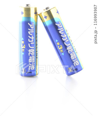 単三のアルカリ乾電池 116993987