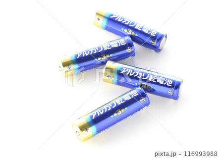 単三のアルカリ乾電池 116993988