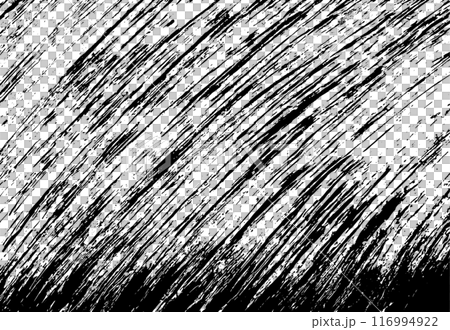 墨跡　全画面　斜線　テクスチャ 116994922