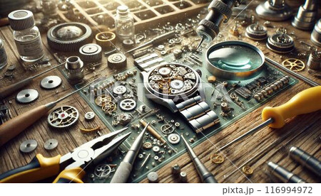 腕時計修理中 腕時計修理中 116994972