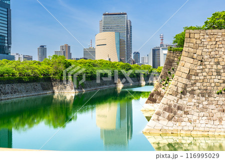 大阪市中央区大手前の大阪歴史博物館とNHK大阪 116995029
