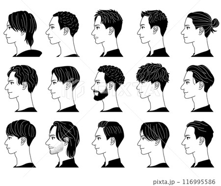 男性たちの横顔 116995586