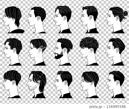男性たちの横顔 116995586