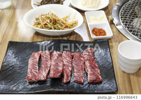 Korean bbq Grilled Boneless Galbi Korean bbq Grilled Boneless Galbi 116996643
