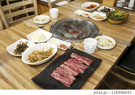 Korean bbq Grilled Boneless Galbi Korean bbq Grilled Boneless Galbi 116996645