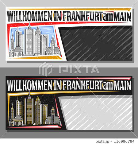 Vector layout for Frankfurt Vector layout for Frankfurt 116996794