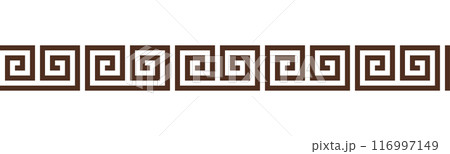 Greek key seamless border pattern collection Greek key seamless border pattern collection 116997149