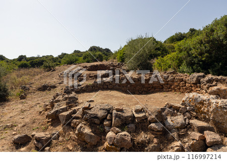 Nuraghe Ruins on Sardinia Island 116997214