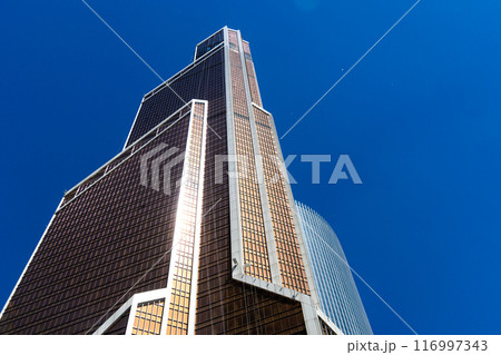 Moscow Skyscraper Reaching For The Sky 116997343