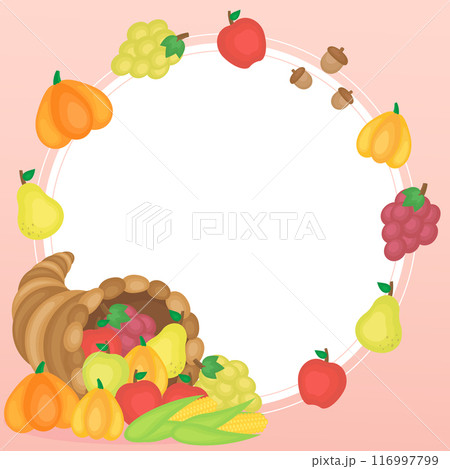 fruit harvest cornucopia frame 1 fruit harvest cornucopia frame 1 116997799