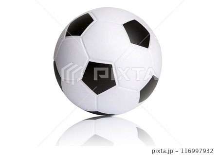 Football on white background 116997932