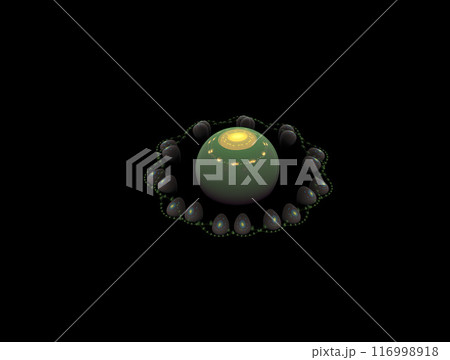 Imaginatory fractal abstract background Image 116998918