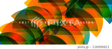 Trendy simple fluid color gradient abstract background with circles and shapes. Vector Illustration For Wallpaper, Banner, Background, Card, Book Illustration, landing page 116999821