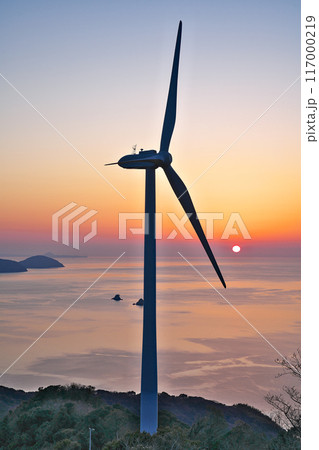 【上盛山展望台からの風景】 山口県熊毛郡上関町長島 【上盛山展望台からの風景】 山口県熊毛郡上関町長島 117000219