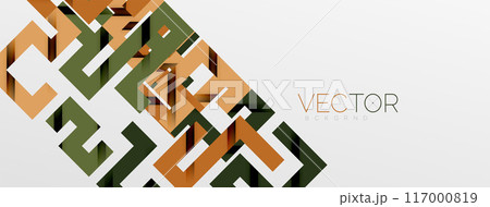 Color bend lines with shadow texture effect. Vector Illustration For Wallpaper, Banner, Background, Card, Book Illustration, landing page 117000819