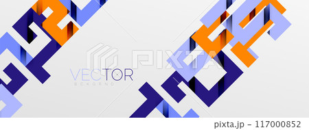 Color bend lines with shadow texture effect. Vector Illustration For Wallpaper, Banner, Background, Card, Book Illustration, landing page 117000852