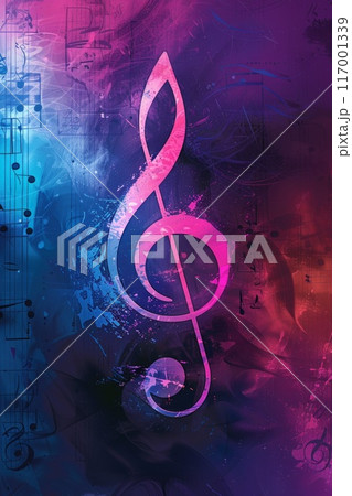 blue-violet gradients music concert poster background blue-violet gradients music concert poster background 117001339