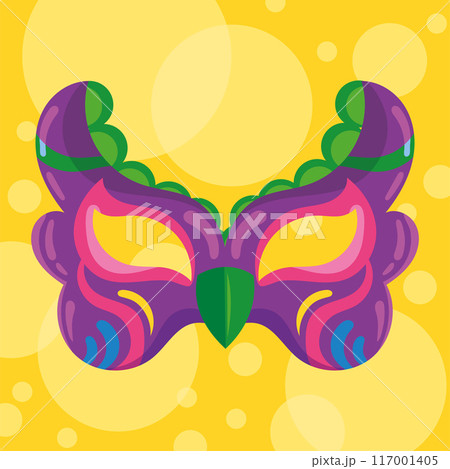 Colored carnival mask Vector Colored carnival mask Vector 117001405