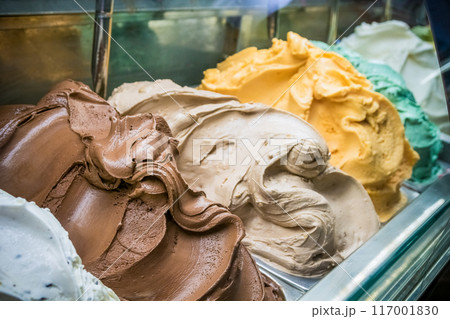 Italian ice cream in Florence, Italy Italian ice cream in Florence, Italy 117001830