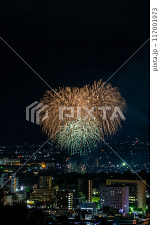 夜空を彩る山形花火大会 117001973