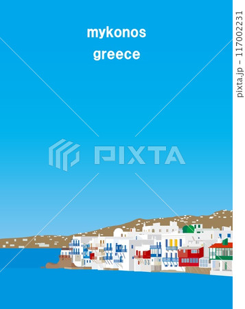 ミコノス　Mykonos　リトル・ベニス　little venice　ギリシャ　greece　 117002231