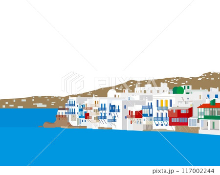 ミコノス Mykonos リトル・ベニス little venice ギリシャ greece ミコノス Mykonos リトル・ベニス little venice ギリシャ greece 117002244