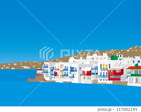 ミコノス Mykonos リトル・ベニス little venice ギリシャ greece ミコノス Mykonos リトル・ベニス little venice ギリシャ greece 117002245