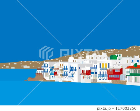 ミコノス　Mykonos　リトル・ベニス　little venice　ギリシャ　greece　 117002250