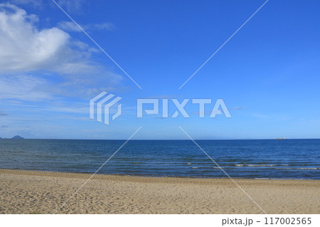 山口県光市虹ケ浜海水浴場　瀬戸内海の海水浴場 117002565