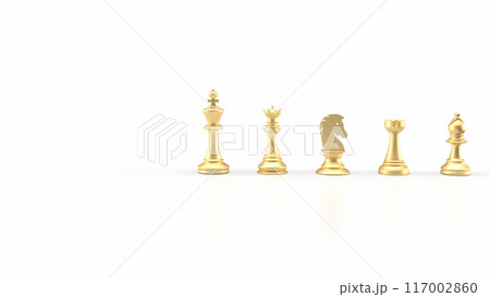 The Chess for Business concept 3d rendering. The Chess for Business concept 3d rendering. 117002860