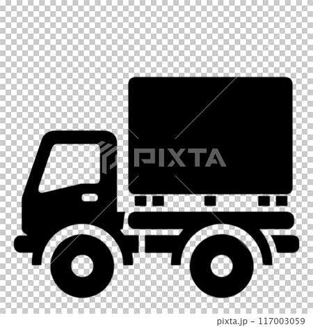 トラックのシンプルなアイコン 117003059