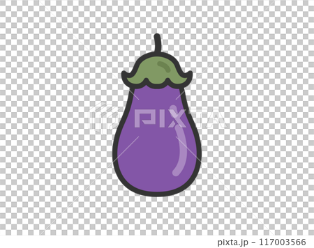茄子圖示圖解（畫線顏色） 117003566