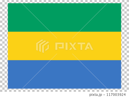 Flag Gabon Flag Gabon 117003924