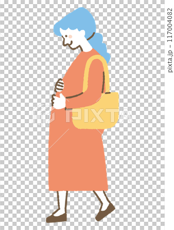 孕婦邊走路邊照顧胃_color 117004082