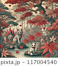 紅葉と妖怪 117004540