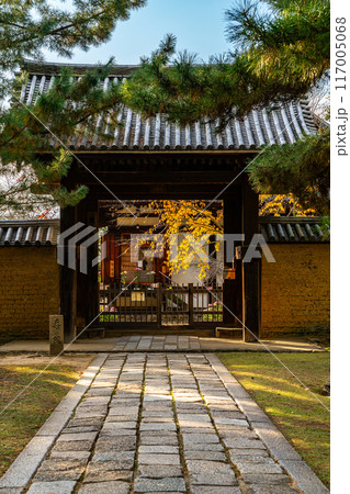 【奈良県】東大寺の境内にある秋の真言院 【奈良県】東大寺の境内にある秋の真言院 117005068