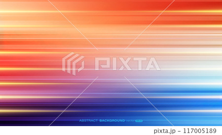 Abstract background with colorful gradient line striped and light beam. Vector illustration 117005189