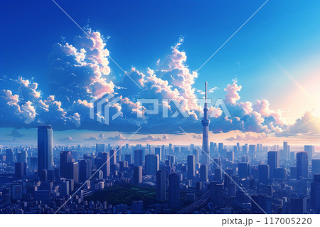 生成AI 東京 イラスト 生成AI 東京 イラスト 117005220