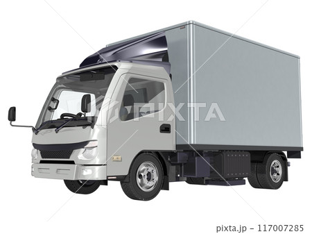 EVトラック EV車 バッテリー交換式(3DCGイメージ) EVトラック EV車 バッテリー交換式(3DCGイメージ) 117007285