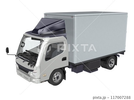 EVトラック EV車 バッテリー交換式(3DCGイメージ) EVトラック EV車 バッテリー交換式(3DCGイメージ) 117007288