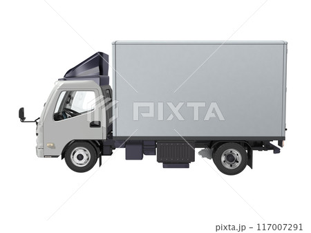 EVトラック EV車 バッテリー交換式(3DCGイメージ) EVトラック EV車 バッテリー交換式(3DCGイメージ) 117007291