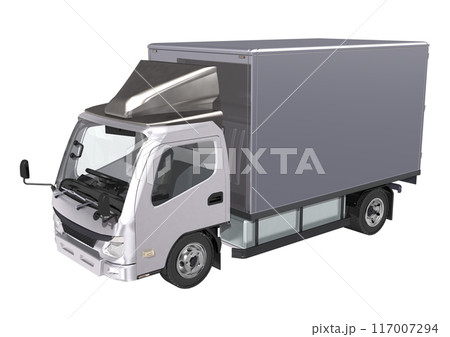 EVトラック　EV車　バッテリー充電式(3DCGイメージ) 117007294