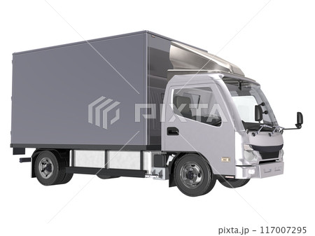 EVトラック　EV車　バッテリー充電式(3DCGイメージ) 117007295