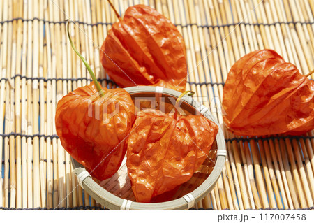 夏の風物詩 ほおずき 夏の風物詩 ほおずき 117007458